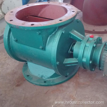 Iron industrial rotary valve extracted from sludge